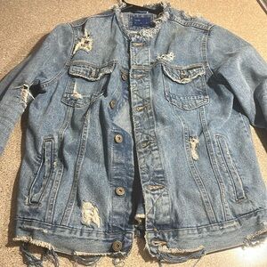 Distressed Denim Jacket open to offers and negotiation!